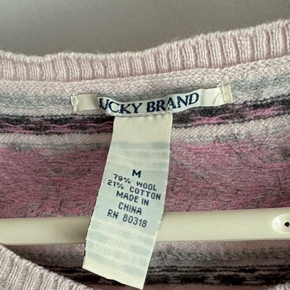 Lucky Brand wool/cotton cardigan - Picture 2 of 3